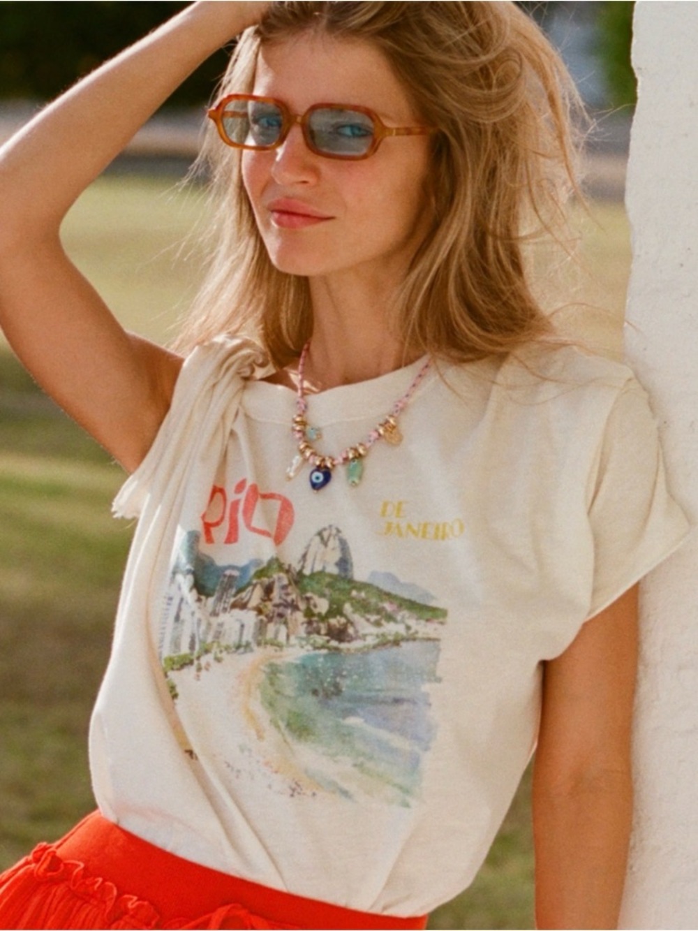 Aerie Rio de Janeiro Boyfriend Oversized Tee Size S